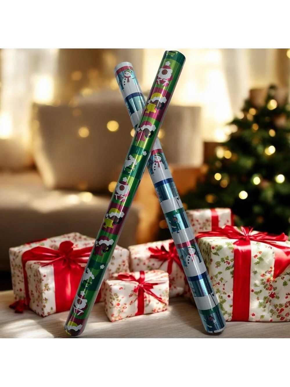 Black Paper Party Festive Wrapping Papers